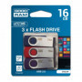 Pen Drive Goodram  16Gb * 3 Twister  ( Pack C/3 Unidades)
