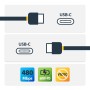 StarTech.com R2CCR-30C-USB-CABLE cabo USB USB 2.0 0,3 m USB B USB C Preto