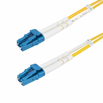 StarTech.com SMDOS2LCLC1M Cabo InfiniBand Fibra Ótica 1 m LC LC UPC Amarelo