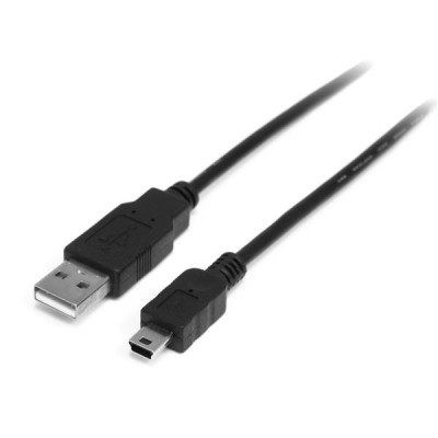 StarTech.com 2m, USB 2.0 A Mini USB B, M M cabo USB USB A Mini-USB B Preto
