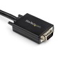 StarTech.com VGA2HDMM2M adaptador de cabo de vídeo 2 m USB Type-A + VGA (D-Sub) HDMI Type A (Standard) Preto