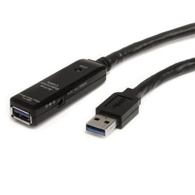 StarTech.com USB3AAEXT10M cabo USB USB 3.2 Gen 1 (3.1 Gen 1) 10 m USB A Preto