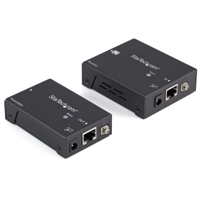 StarTech.com ST121HDBTPW extensão AV Transmissor e recetor AV Preto