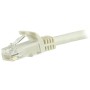 StarTech.com Cabo de ligação Cat6 com conectores RJ45 snagless – 3 m, branco