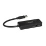 StarTech.com ST4300MINI hub de interface USB 3.2 Gen 1 (3.1 Gen 1) Type-A 5000 Mbit s Preto