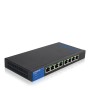 Linksys LGS108P Não-gerido L2 Gigabit Ethernet (10 100 1000) Power over Ethernet (PoE) Preto