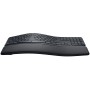 Logitech Ergo K860 teclado Escritório RF Wireless + Bluetooth Espanhol Grafite