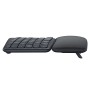 Logitech Ergo K860 teclado Escritório RF Wireless + Bluetooth Espanhol Grafite