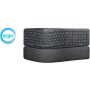 Logitech Ergo K860 teclado Escritório RF Wireless + Bluetooth Espanhol Grafite