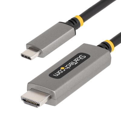 StarTech.com 135B-USBC-HDMI212M adaptador de cabo de vídeo 2 m USB Type-C HDMI Type A (Standard) Cinzento