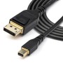 StarTech.com DP14MDPMM2MB cabo DisplayPort 2 m Mini DisplayPort Preto