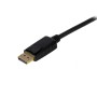 StarTech.com DP2VGAMM6B adaptador de cabo de vídeo 1,8 m DisplayPort VGA (D-Sub) Preto