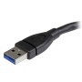 StarTech.com Cabo de extensão USB 3.0 A-para-A - 15 cm, preto