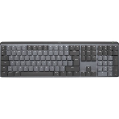 Logitech MX Mechanical teclado Escritório RF Wireless + Bluetooth QWERTY Estados Unidos (Internacional) Grafite, Cinzento