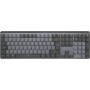 Logitech MX Mechanical teclado Escritório RF Wireless + Bluetooth QWERTY Estados Unidos (Internacional) Grafite, Cinzento