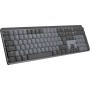 Logitech MX Mechanical teclado Escritório RF Wireless + Bluetooth QWERTY Estados Unidos (Internacional) Grafite, Cinzento