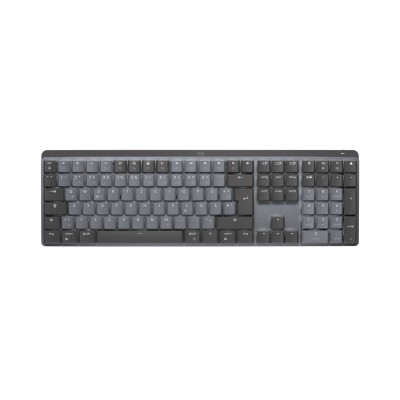 Logitech MX Mechanical teclado Escritório RF Wireless + Bluetooth QWERTZ Alemão Grafite, Cinzento