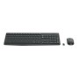 Logitech MK235 teclado Rato incluído Universal USB QWERTY Nórdico Cinzento