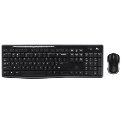 Logitech Wireless Combo MK270 teclado Rato incluído Universal RF Wireless QWERTZ Húngaro Preto