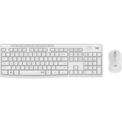 Logitech MK295 Silent Wireless Combo teclado Rato incluído Escritório USB QWERTZ Alemão Branco