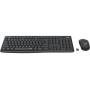 Logitech MK295 Silent Wireless Combo teclado Rato incluído Escritório USB QWERTZ Alemão Grafite