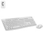 Logitech MK295 Silent Wireless Combo teclado Rato incluído Escritório RF Wireless QWERTZ Suíço Branco