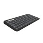 Logitech Pebble Keys 2 K380s teclado Universal RF Wireless + Bluetooth QWERTY Estados Unidos (Internacional) Grafite