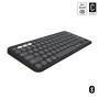 Logitech Pebble Keys 2 K380s teclado Universal RF Wireless + Bluetooth QWERTY Estados Unidos (Internacional) Grafite