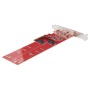 StarTech.com DUAL-M2-PCIE-CARD-B placa adaptador de interface Interno M.2