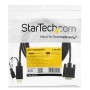 StarTech.com HD2VGAMM3 adaptador de cabo de vídeo 0,9 m VGA (D-Sub) HDMI + Micro USB Preto