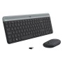 Logitech MK470 teclado Rato incluído Universal RF Wireless AZERTY Francês Grafite