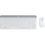 Logitech MK470 teclado Rato incluído Universal RF Wireless QWERTY Inglês Branco