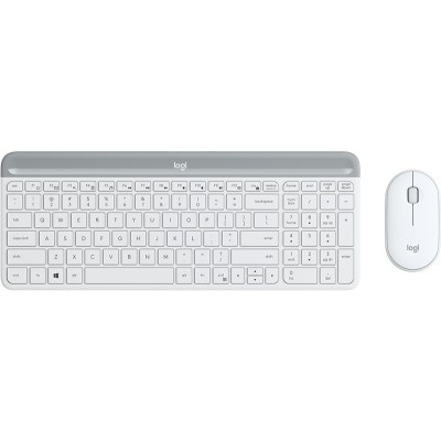 Logitech MK470 teclado Rato incluído Universal RF Wireless QWERTY Inglês Branco