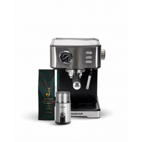 MÁQUINA DE CAFE + MOEDOR + CAFÉ EM GRÃO