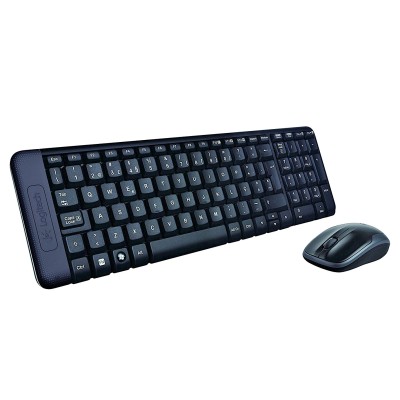 Logitech Wireless Combo MK220 teclado Rato incluído Escritório USB Espanhol Preto