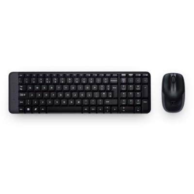 Logitech Wireless Combo MK220 teclado Rato incluído Casa USB Português Preto