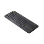 Logitech K400 Plus Tv teclado Universal RF Wireless AZERTY Francês Preto