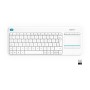 Logitech K400 Plus Tv teclado Casa RF Wireless QWERTY Estados Unidos (Internacional) Branco