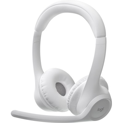 Logitech Zone 300 Auscultadores Sem fios Fita de cabeça Escritório Call center Bluetooth Branco