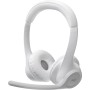 Logitech Zone 300 Auscultadores Sem fios Fita de cabeça Escritório Call center Bluetooth Branco