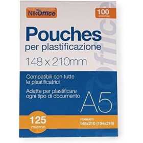 Sachês para caldo A5 cm 14,8 x 21 mícrons 125 conf. 100 unidades. NIK