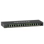 NETGEAR GS316EP-100PES switch de rede Gerido Gigabit Ethernet (10 100 1000) Power over Ethernet (PoE) Preto