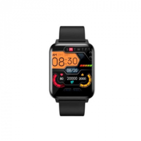 Smartwatch Lenovo E1 Pro Max Preto com Correia Preta