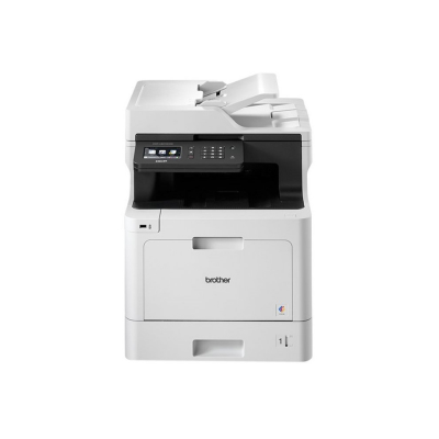 Impressora Multifunções Laser Color Brother DCP-L8410CDW WiFi Branco