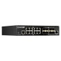 QNAP QSW-M3216R-8S8T switch de rede Gerido L2 L3 10G Ethernet (100 1000 10000) 1U Preto