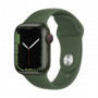Apple Watch Series 7  Gps  Celular  41 mm  Caixa de AlumÃ­nio em Verde  Correia desportiva Verde Trebol