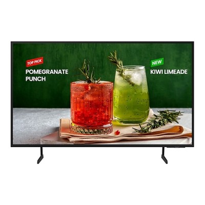 Samsung LH65BEDHLGUXEN ecrã de sinalização Plasma digital 165,1 cm (65") Wi-Fi 4K Ultra HD Preto Tizen 16 7