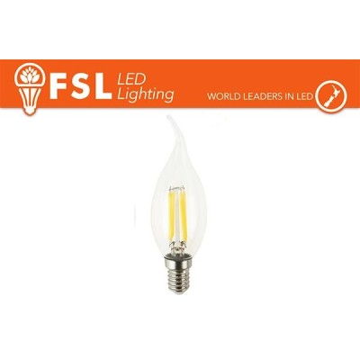 FSL BT35F 4W-400LM300º-35x115mm-2700K-E14AC220-240V CRI 80