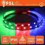 Mangueira LED 5050 - 5Metro 12W 1100Lm RGB 24V IP20 60led