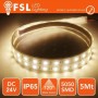 Mangueira LED 5050 - 5Metro 12W 1000Lm 3000K 24V IP65 60led